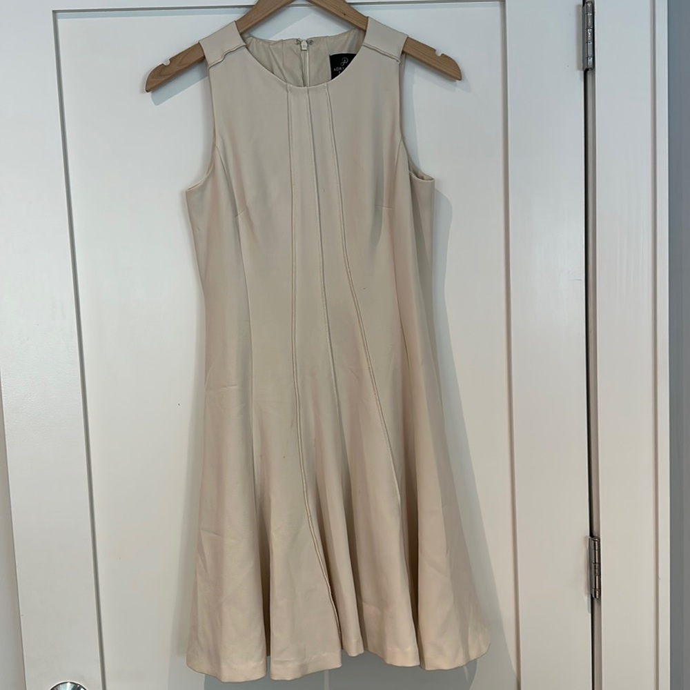 Cream / ecru a-line dress from Adrianna Pappel.